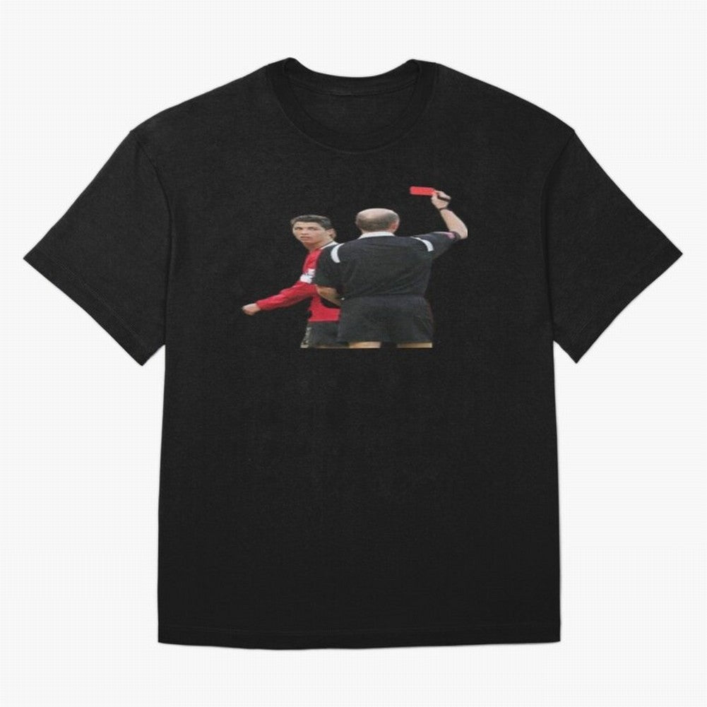 Cristiano Ronaldo Red Card Oversized T-Shirt Bring Legendary Rivalry Energy to FIFA World Cup 2026 Group Stage Made for Cristiano Ronaldo, Spain and Netherlands Energy, Match Day Excitement, Supporter Culture, Golden Goals and Global Football