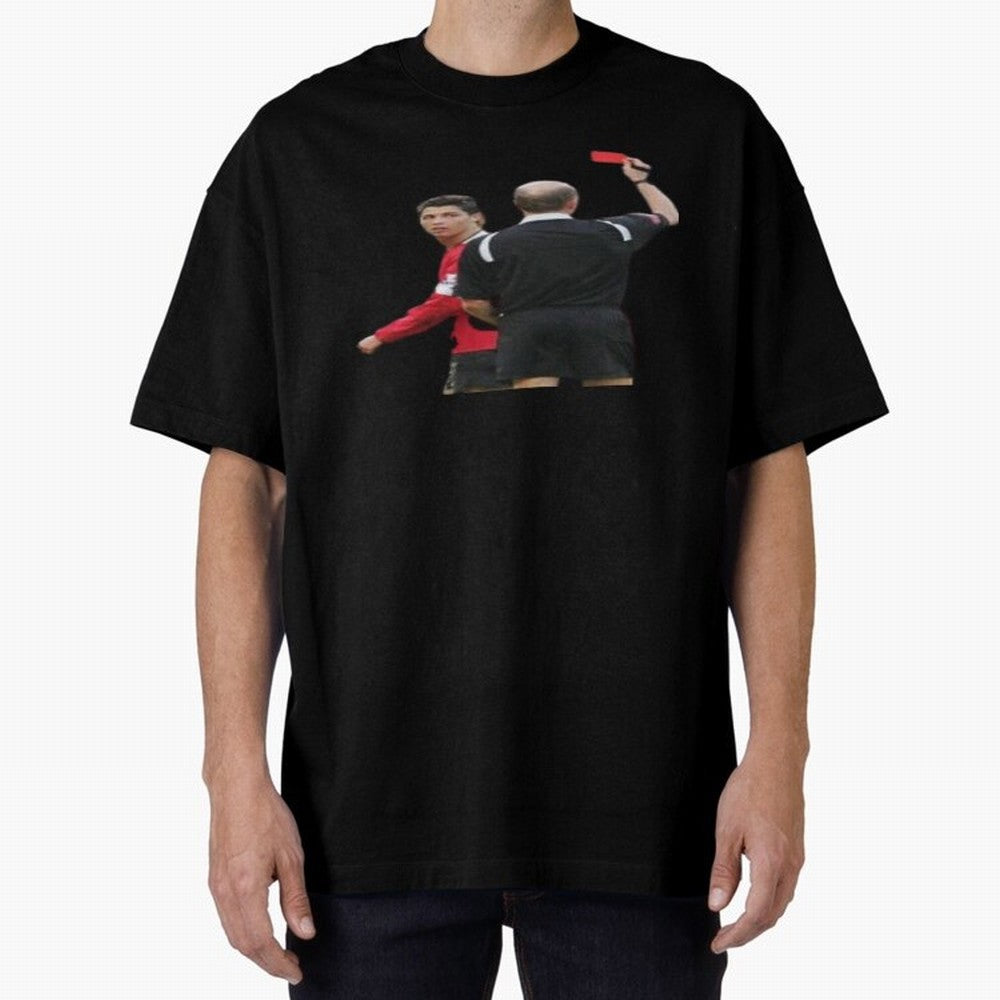 Cristiano Ronaldo Red Card Oversized T-Shirt Bring Legendary Rivalry Energy to FIFA World Cup 2026 Group Stage Made for Cristiano Ronaldo, Spain and Netherlands Energy, Match Day Excitement, Supporter Culture, Golden Goals and Global Football