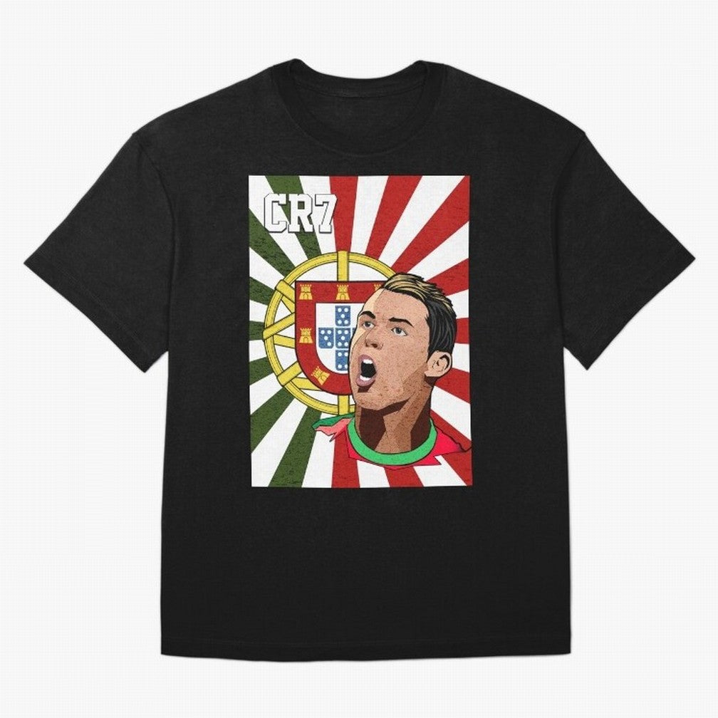 Cristiano Ronaldo 7 Oversized T-Shirt Show Your Love for FIFA World Cup 2026 USA Canada Mexico for Fans of Messi and Cristiano Ronaldo and England, Bringing Soccer Culture, Superstar Moments, National Team Dreams and Competitive Fire; Built for