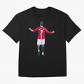 Cristiano Ronaldo Active Oversized T-Shirt Show Up for the Glory of FIFA World Cup 2026 USA Canada Mexico Spirit, Inspired by Portugal, Haaland, Retro Football Energy, Iconic Rivalries, Trophy Chase Drama and Stadium Atmosphere; Perfect for