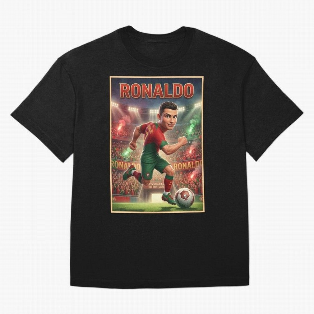 Ronaldo Oversized T-Shirt Represent Football Lovers during the FIFA World Cup 2026 Journey through Messi, CR7 and Mbappe Highlights, Argentina Pride, Sports Nostalgia, International Competition, Famous Players and Unforgettable Victories; Perfect
