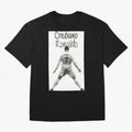 Cristiano Ronaldo Celebration Oversized T-Shirt Show Match Day Excitement for FIFA World Cup 2026 Group Stage Spirit, Celebrating Spain, Mbappe, Soccer Culture, Superstar Moments, National Team Dreams and Competitive Fire; Great for Supporters Who