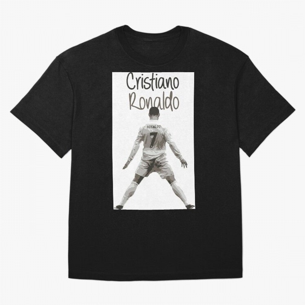 Cristiano Ronaldo Celebration Oversized T-Shirt Show Match Day Excitement for FIFA World Cup 2026 Group Stage Spirit, Celebrating Spain, Mbappe, Soccer Culture, Superstar Moments, National Team Dreams and Competitive Fire; Great for Supporters Who
