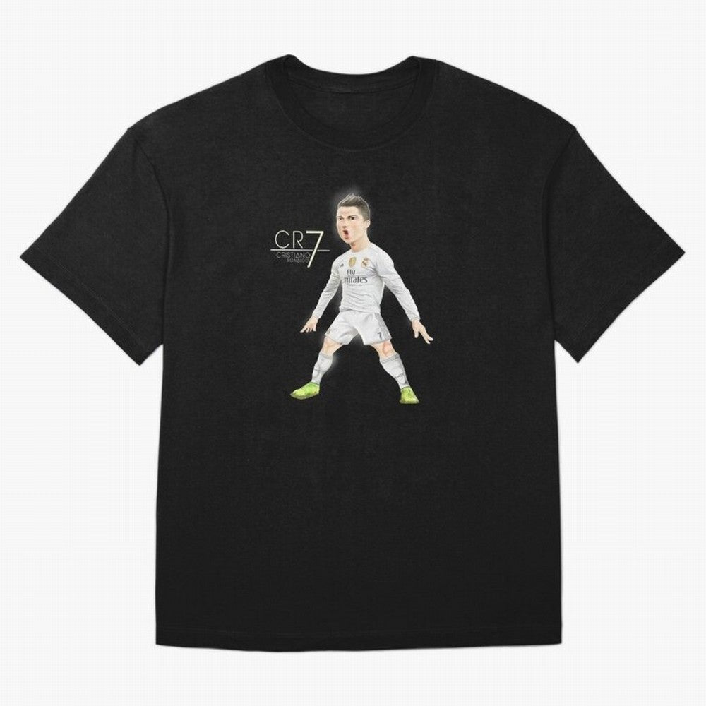 CR7 Oversized T-Shirt Bring Bold Fan Energy to Match Day Hype around FIFA World Cup 2026 Group Stage, CR7, France and Portugal, Sports Nostalgia, International Competition, Famous Players and Unforgettable Victories; Perfect for Fans, Collectors,