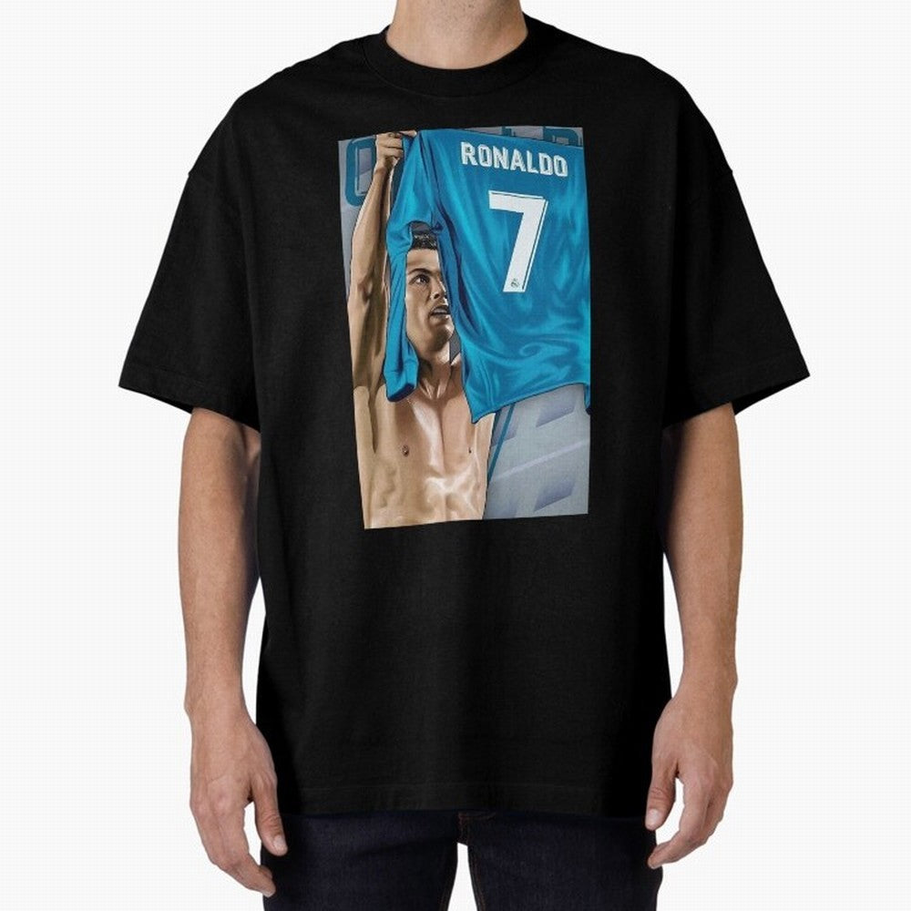 Cristiano Ronaldo Oversized T-Shirt Carry National Pride through the FIFA World Cup 2026 Journey through Cristiano Ronaldo, Haaland and CR7 Highlights, Brazil Pride, Football History, Final Match Energy, Crowd Noise and Once in a Lifetime Moments;