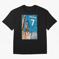 Cristiano Ronaldo Oversized T-Shirt Carry National Pride through the FIFA World Cup 2026 Journey through Cristiano Ronaldo, Haaland and CR7 Highlights, Brazil Pride, Football History, Final Match Energy, Crowd Noise and Once in a Lifetime Moments;