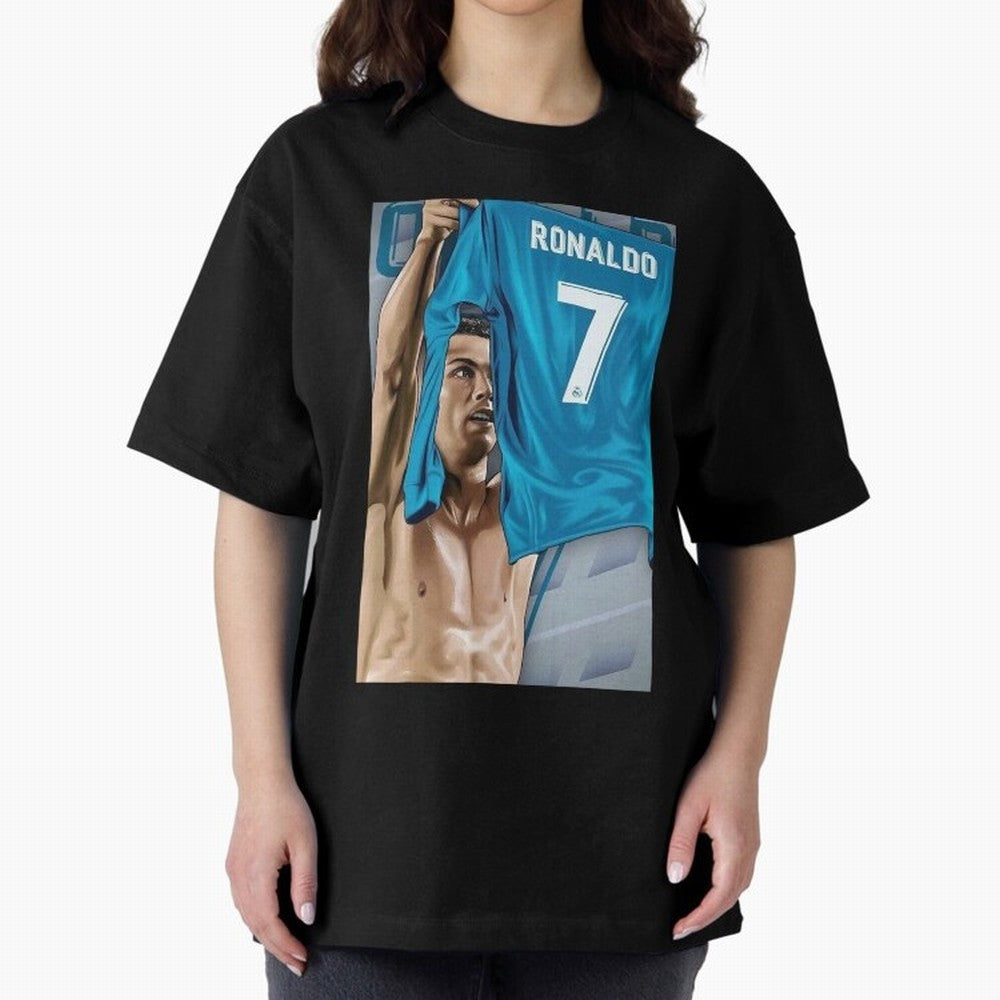 Cristiano Ronaldo Oversized T-Shirt Carry National Pride through the FIFA World Cup 2026 Journey through Cristiano Ronaldo, Haaland and CR7 Highlights, Brazil Pride, Football History, Final Match Energy, Crowd Noise and Once in a Lifetime Moments;