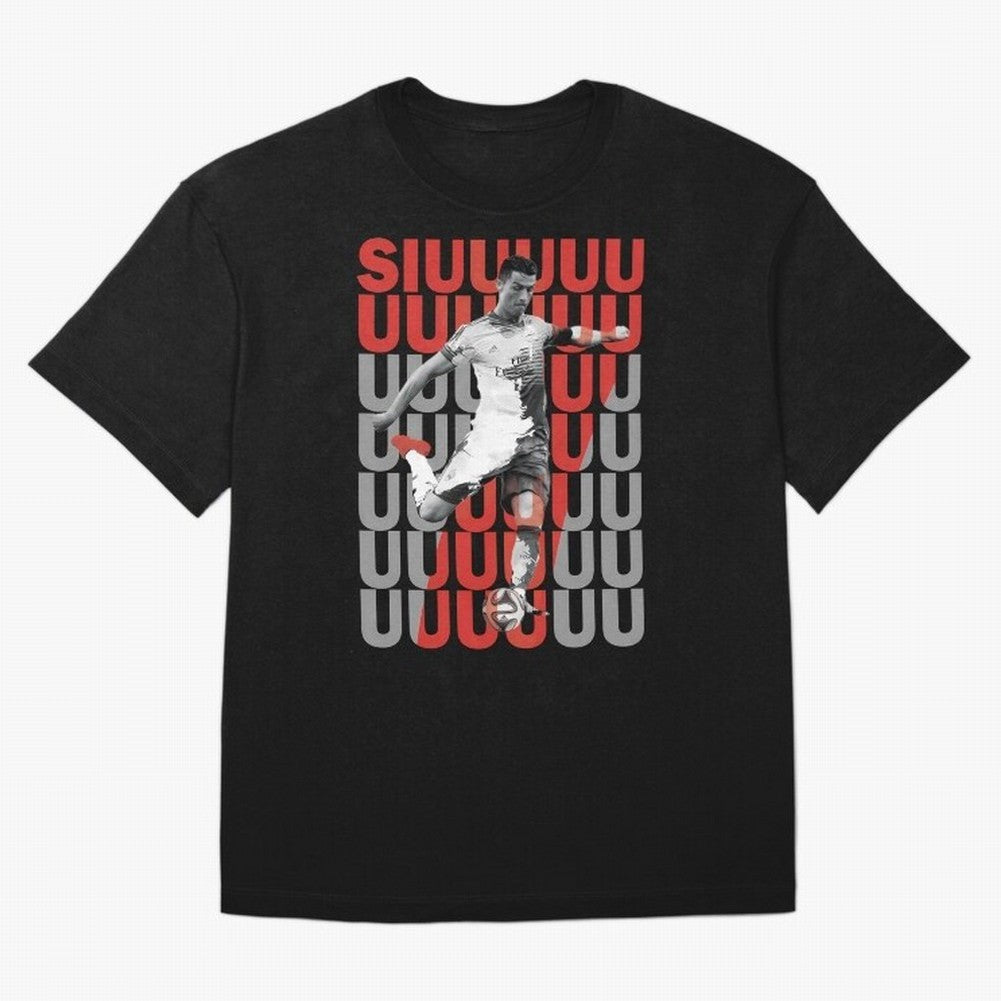 Siuuuuuu Cristiano Ronaldo Oversized T-Shirt Carry the Dream of the FIFA World Cup 2026 Group Stage Journey through Cristiano Ronaldo, Haaland and CR7 Highlights, England Pride, Sports Nostalgia, International Competition, Famous Players and