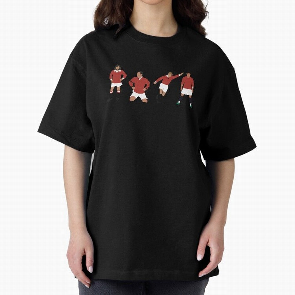 Manchester United Number 7 Design! Oversized T-Shirt Capture FIFA World Cup 2026 Group Stage Spirit, Built around England, Mbappe, Classic Soccer Heritage, Championship Pressure, Fan Loyalty and International Pride; Made for Die Hard Supporters,
