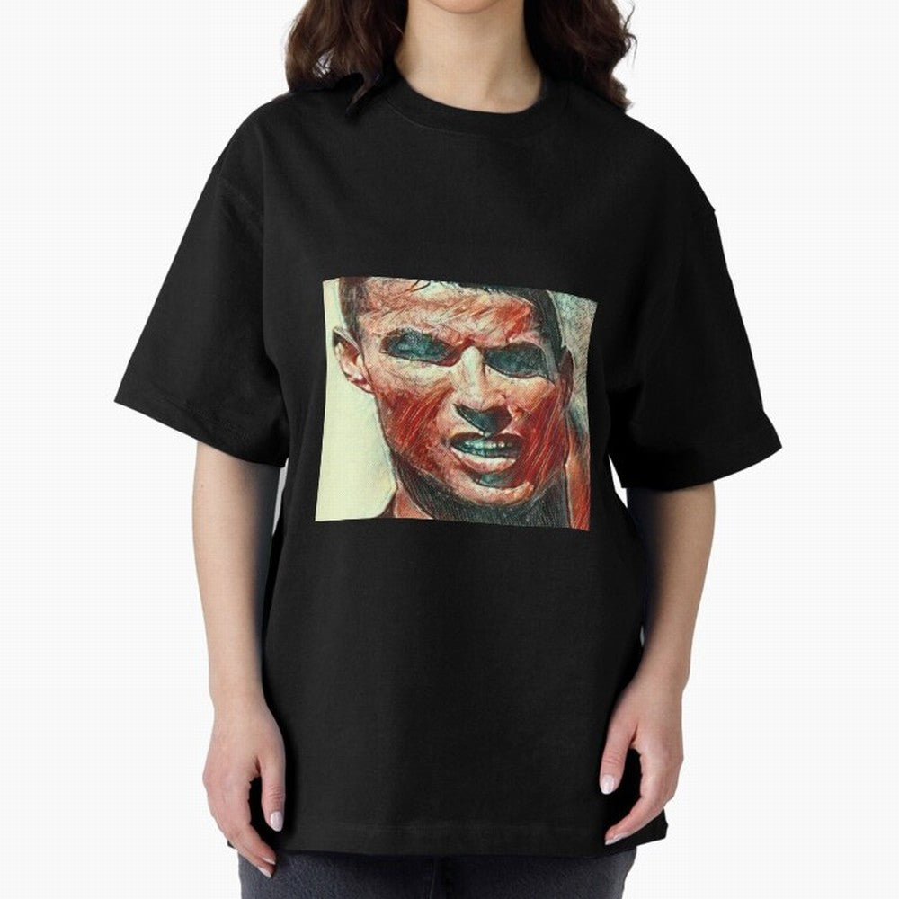 Ronaldo Oversized T-Shirt Join the Global Buzz around FIFA World Cup 2026 Driven by Messi, Neymar and Mbappe, England and Germany Energy, Classic Soccer Heritage, Championship Pressure, Fan Loyalty and International Pride; Created for Match Day