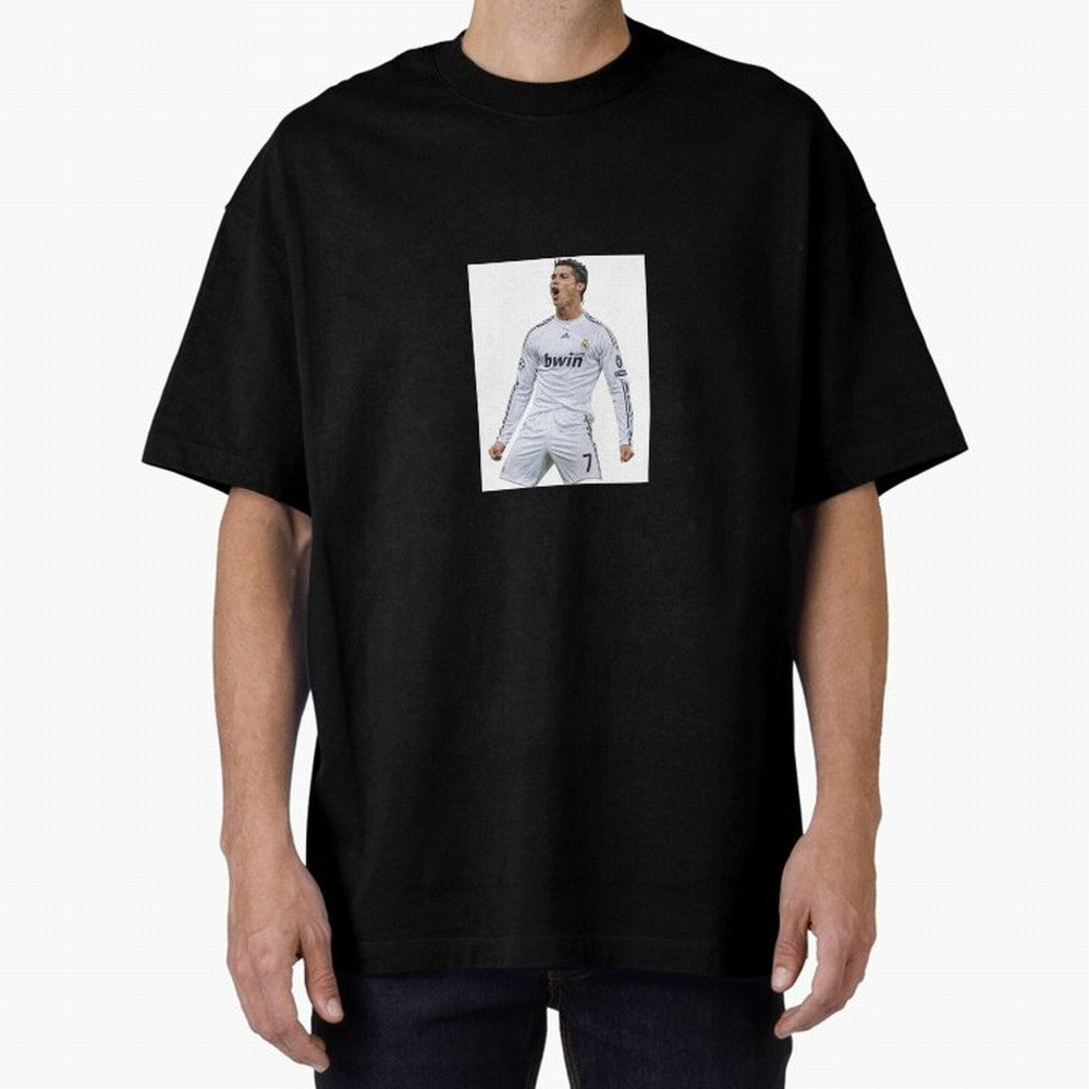 Cristiano Ronaldo 2009 real madrid cr7 Oversized T-Shirt Celebrate Rivalries and Pride in FIFA World Cup 2026 Spirit, Inspired by England and Germany, Messi, CR7 and Mbappe, Champion Mindset, Group Stage Buzz, Knockout Tension and Passionate Fan