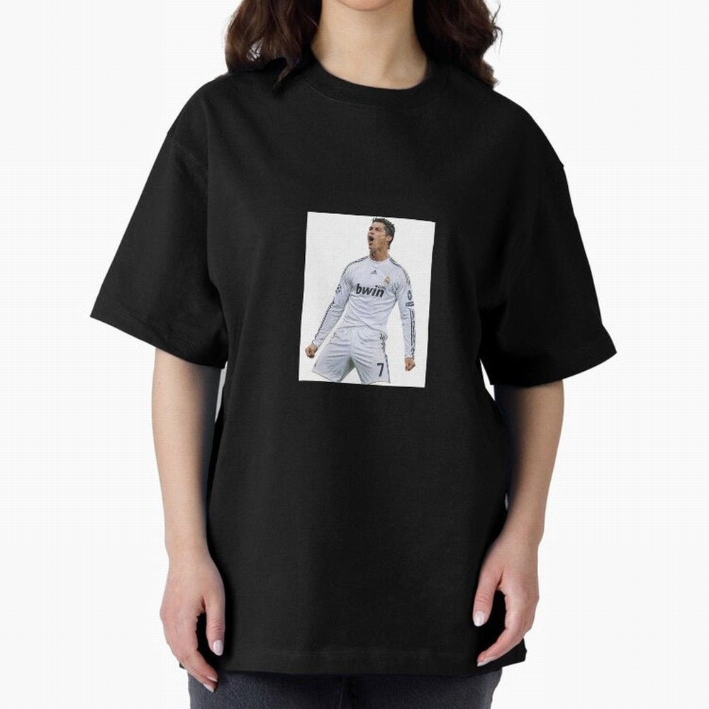 Cristiano Ronaldo 2009 real madrid cr7 Oversized T-Shirt Celebrate Rivalries and Pride in FIFA World Cup 2026 Spirit, Inspired by England and Germany, Messi, CR7 and Mbappe, Champion Mindset, Group Stage Buzz, Knockout Tension and Passionate Fan