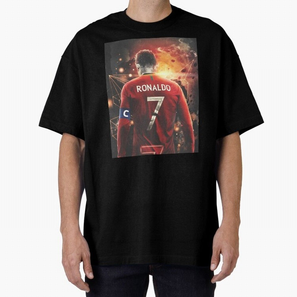 Cristiano Ronaldo Art iPad Case _amp_ Skin Oversized T-Shirt Celebrate Football Dreams Across FIFA World Cup 2026 USA Canada Mexico for Fans of Cristiano Ronaldo and Germany, Bringing Football Passion, Legendary Performances, Festival Vibes and