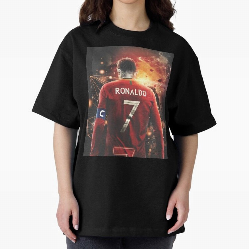 Cristiano Ronaldo Art iPad Case _amp_ Skin Oversized T-Shirt Celebrate Football Dreams Across FIFA World Cup 2026 USA Canada Mexico for Fans of Cristiano Ronaldo and Germany, Bringing Football Passion, Legendary Performances, Festival Vibes and