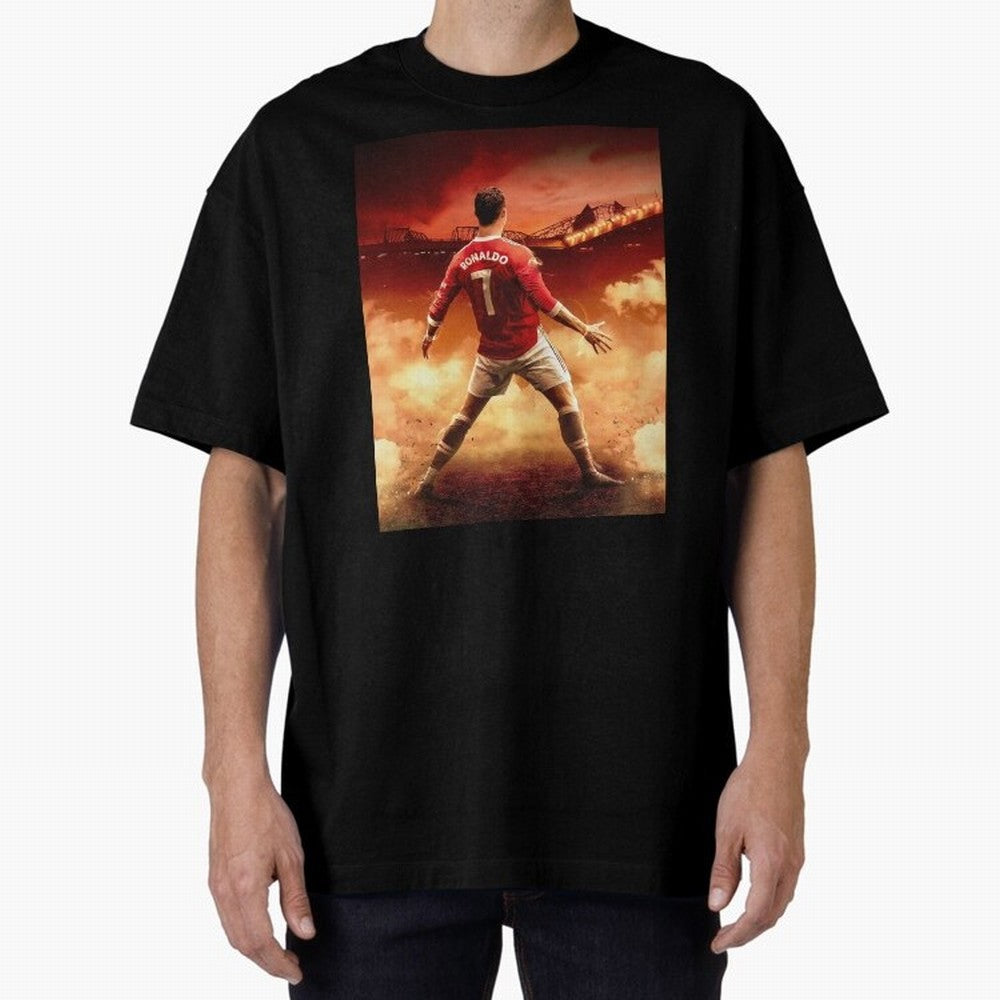 Ronaldo Cr7 Siuuu Manchester,Ronaldo Gifts,Ronaldo Cover,Ronaldo Prints Oversized T-Shirt Step into FIFA World Cup 2026 Spirit, Built around Brazil, CR7, Classic Soccer Heritage, Championship Pressure, Fan Loyalty and International Pride; Great for