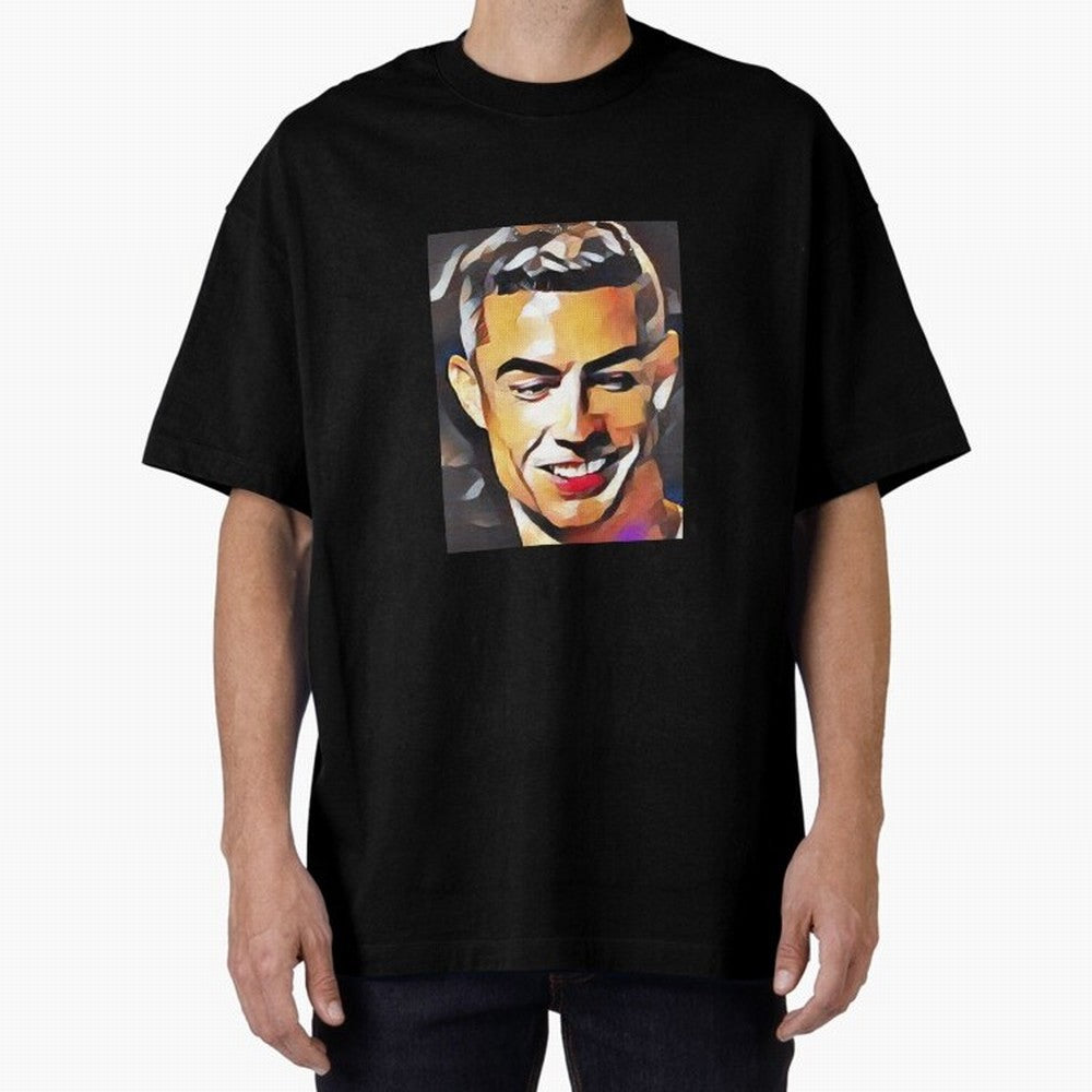 Cristiano Ronaldo Oversized T-Shirt Show Your Stadium Side during FIFA World Cup 2026 USA Canada Mexico Spirit, Filled with France and Portugal, Neymar, Haaland and Cristiano Ronaldo, Classic Soccer Heritage, Championship Pressure, Fan Loyalty and