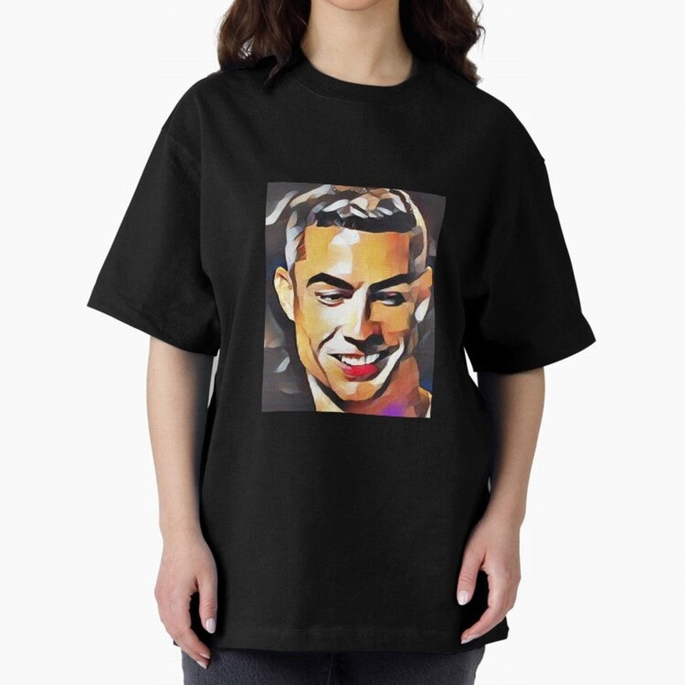 Cristiano Ronaldo Oversized T-Shirt Show Your Stadium Side during FIFA World Cup 2026 USA Canada Mexico Spirit, Filled with France and Portugal, Neymar, Haaland and Cristiano Ronaldo, Classic Soccer Heritage, Championship Pressure, Fan Loyalty and