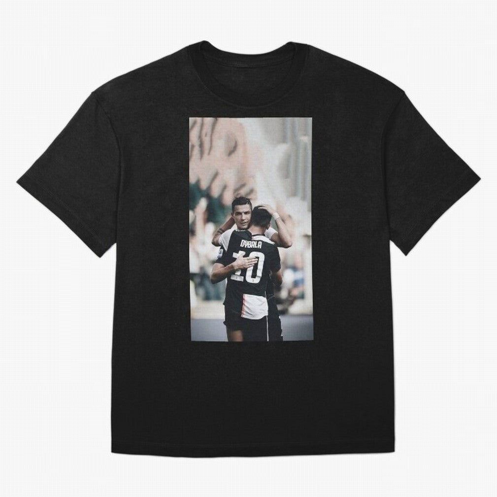 ronaldo with dybala Oversized T-Shirt Keep the Legacy of FIFA World Cup 2026 USA Canada Mexico for Fans of CR7 and Messi and Spain and Netherlands, Bringing Classic Soccer Heritage, Championship Pressure, Fan Loyalty and International Pride; Made