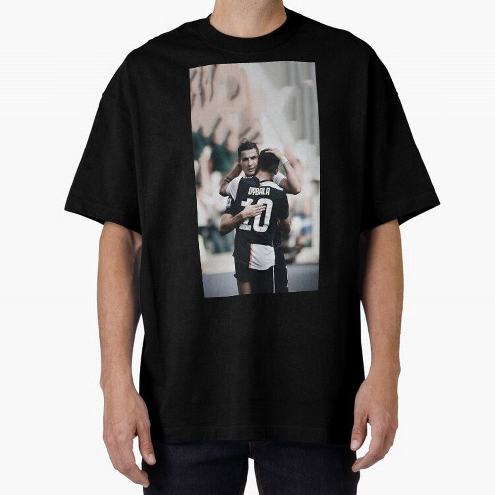 ronaldo with dybala Oversized T-Shirt Keep the Legacy of FIFA World Cup 2026 USA Canada Mexico for Fans of CR7 and Messi and Spain and Netherlands, Bringing Classic Soccer Heritage, Championship Pressure, Fan Loyalty and International Pride; Made
