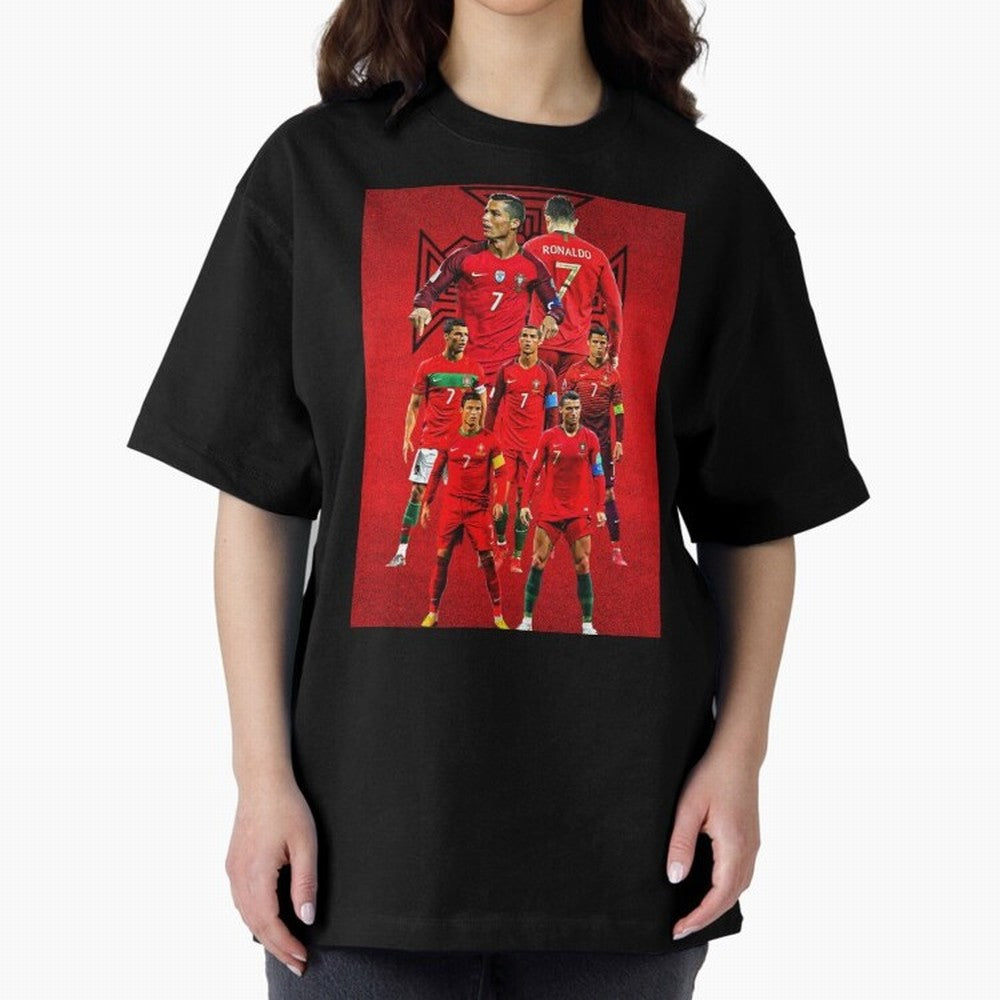 ronaldo Oversized T-Shirt Celebrate Classic Football Spirit in Match Day Hype around FIFA World Cup 2026, Cristiano Ronaldo, Haaland and CR7, Argentina and Brazil, Global Supporter Spirit, Legendary Goals, National Colors and Tournament