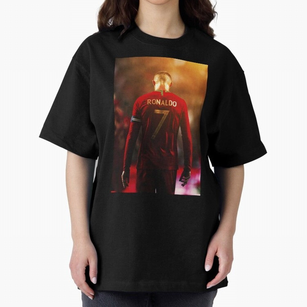 Cristiano Ronaldo The Greatest Player, Ronaldo Gifts, Ronaldo Best Selling , Ronaldo Top Items Post Oversized T-Shirt Show Passion for the Stars of FIFA World Cup 2026 USA Canada Mexico Filled with Mbappe and Neymar, England Energy, Classic Soccer