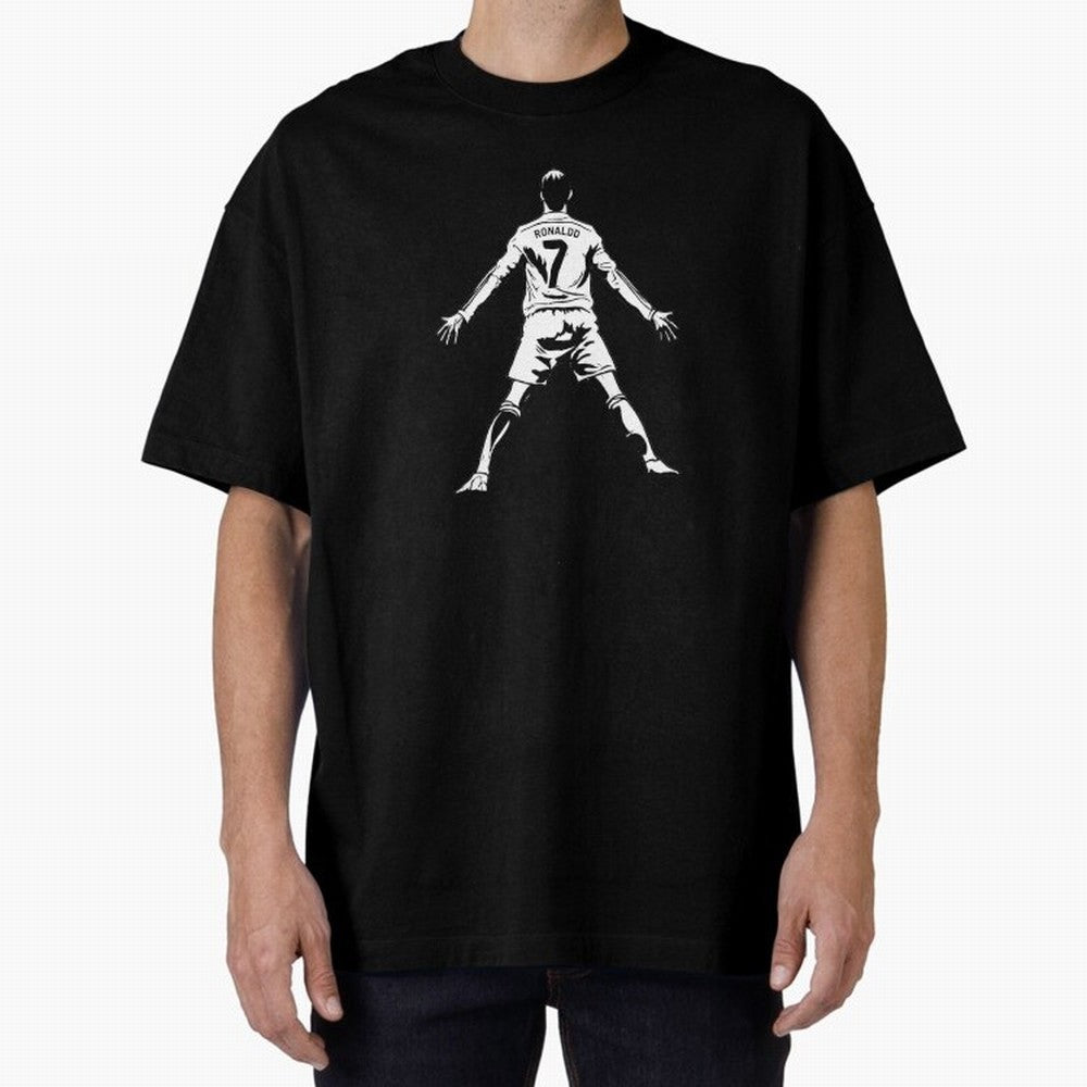 CR7 Oversized T-Shirt Celebrate National Team Dreams in FIFA World Cup 2026 USA Canada Mexico for Fans of CR7 and Messi and Argentina and Brazil, Bringing Fan Favorite Moments, National Team Passion, Big Match Drama and Soccer History; Great for