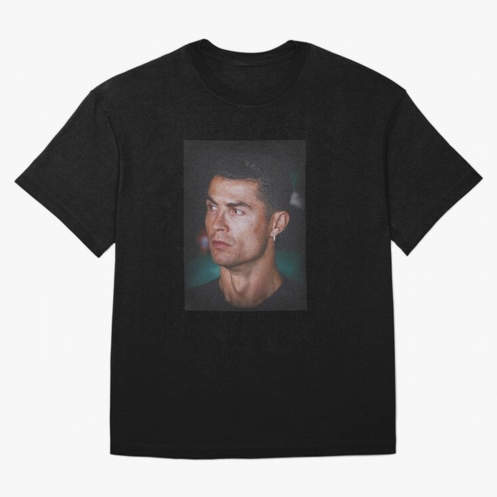 Cristiano Ronaldo Oversized T-Shirt Represent the Passion of Global Football Passion for FIFA World Cup 2026 Group Stage, Built around Messi, Portugal, Spain and Germany, Vintage Soccer Flavor, Modern Football Stars, National Flags and Final Night