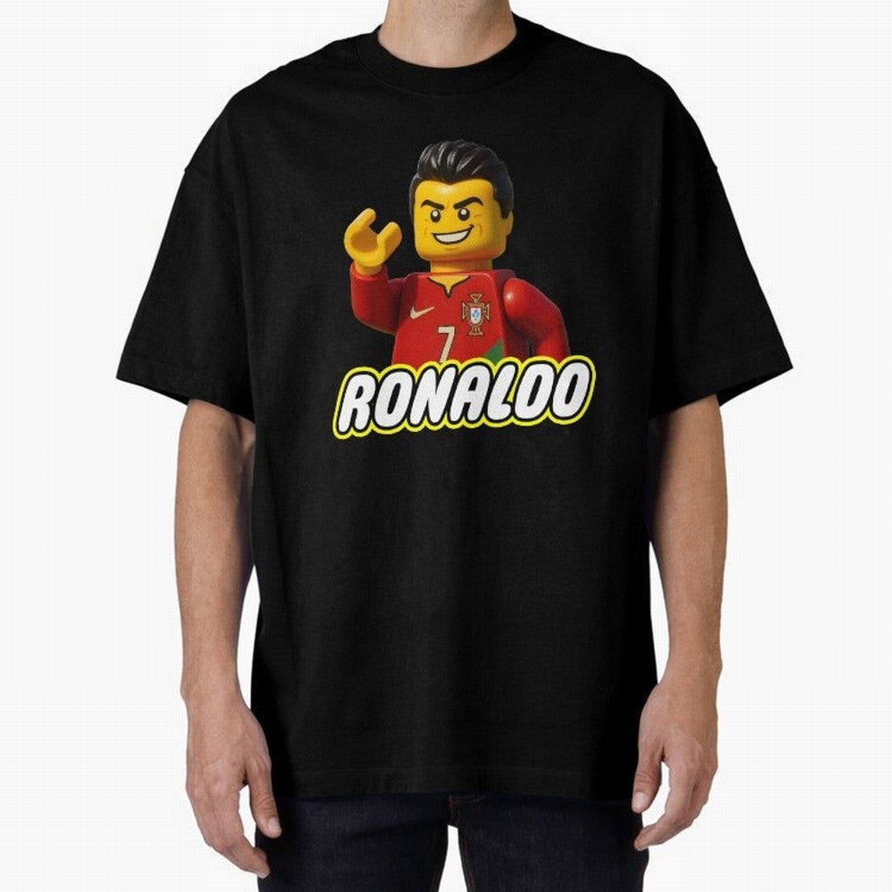 Block CR7 Oversized T-Shirt Fuel Match Day Hype around FIFA World Cup 2026, Mbappe and Neymar, England, France and Netherlands, Tournament Hype, Historic Matchups, Family Viewing Parties and Global Sports Pride; Ideal for Fans Who Follow Messi,