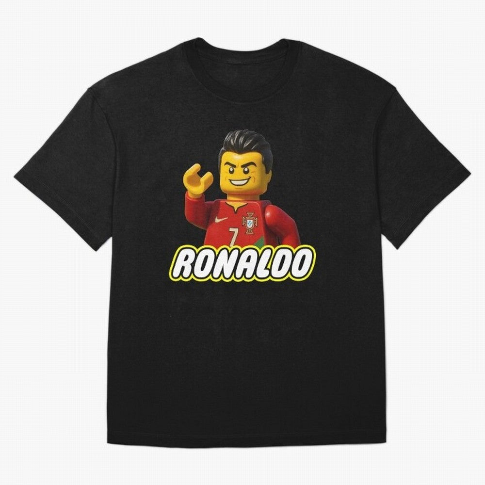 Block CR7 Oversized T-Shirt Fuel Match Day Hype around FIFA World Cup 2026, Mbappe and Neymar, England, France and Netherlands, Tournament Hype, Historic Matchups, Family Viewing Parties and Global Sports Pride; Ideal for Fans Who Follow Messi,