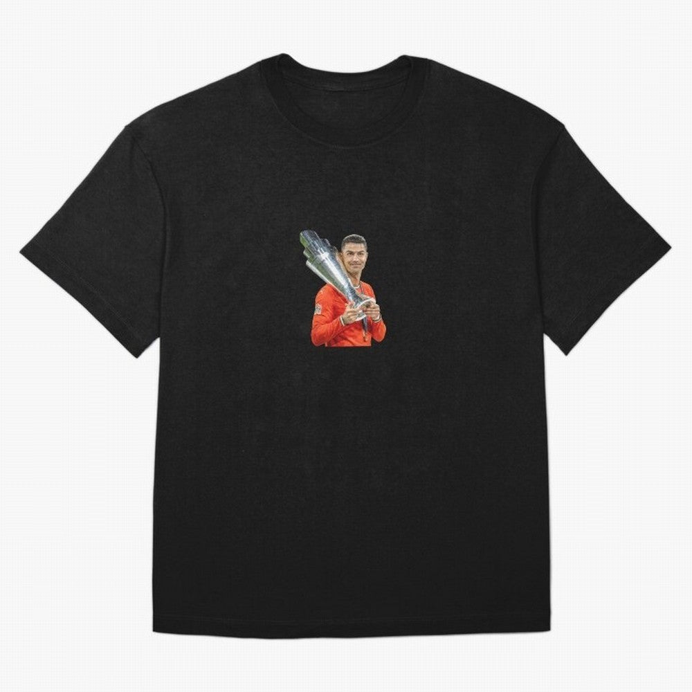 CR7 - Portugal Oversized T-Shirt Celebrate Fan Culture around Global Football Passion for FIFA World Cup 2026 USA Canada Mexico, Built around CR7 and Messi, France and Portugal, Fan Favorite Moments, National Team Passion, Big Match Drama and