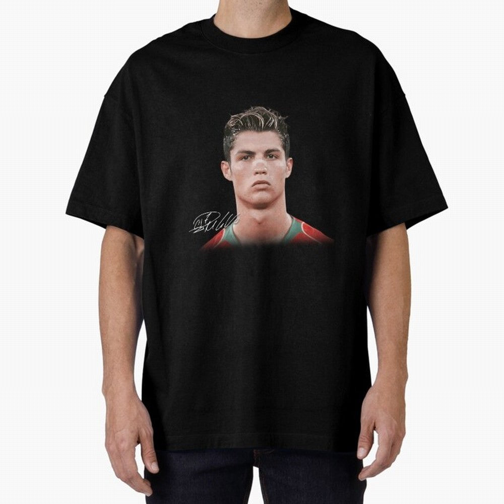 Cristiano Ronaldo Oversized T-Shirt Join the Countdown to FIFA World Cup 2026 Group Stage Featuring Haaland, Germany Energy, Champion Mindset, Group Stage Buzz, Knockout Tension and Passionate Fan Culture; Perfect for Fans, Collectors, Family