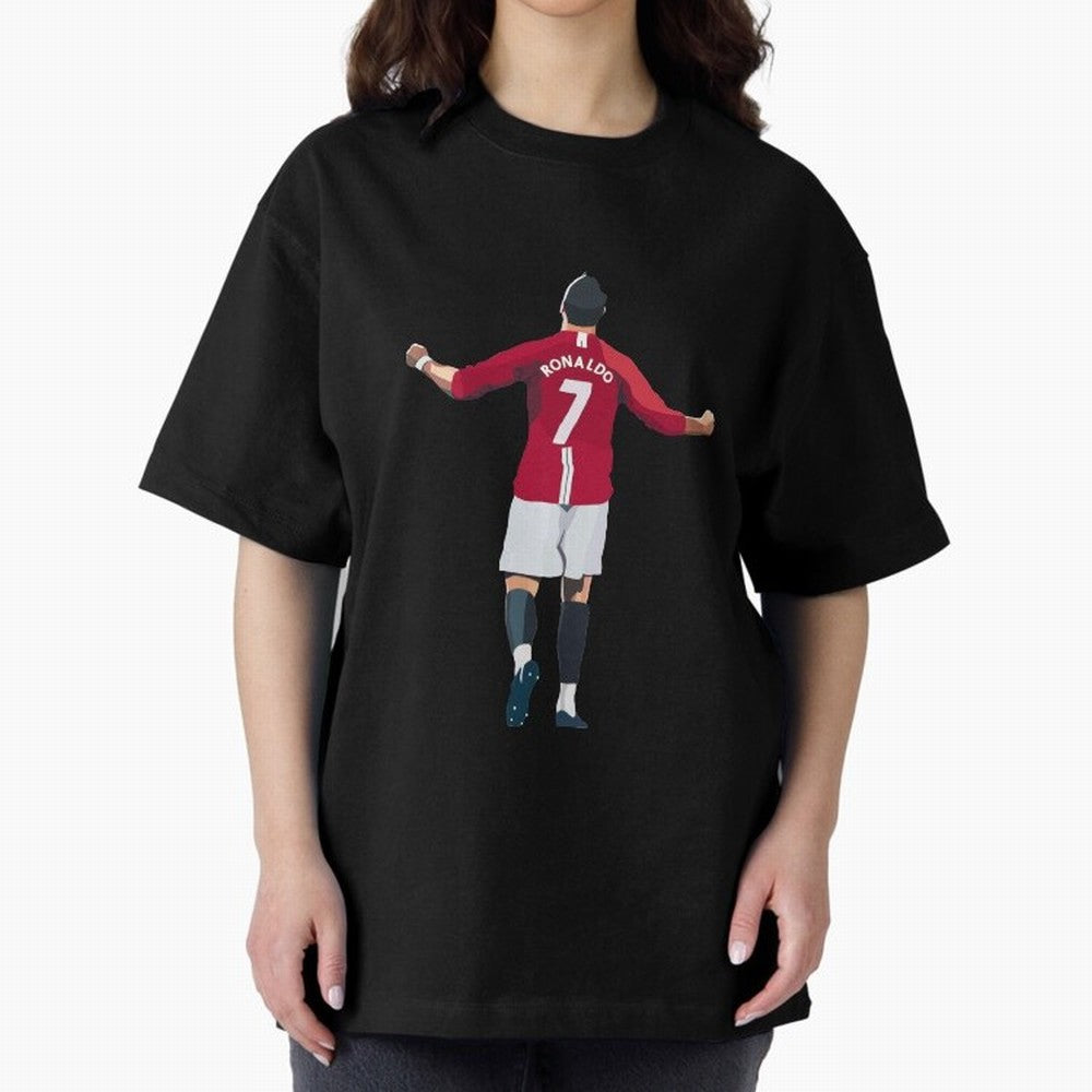 Cristiano Ronaldo Oversized T-Shirt Relive FIFA World Cup 2026 Group Stage for Fans of Mbappe and Neymar and Netherlands, Bringing Supporter Pride, Iconic Celebrations, Legendary Names and Global Match Day Energy; Perfect for Fans, Collectors,