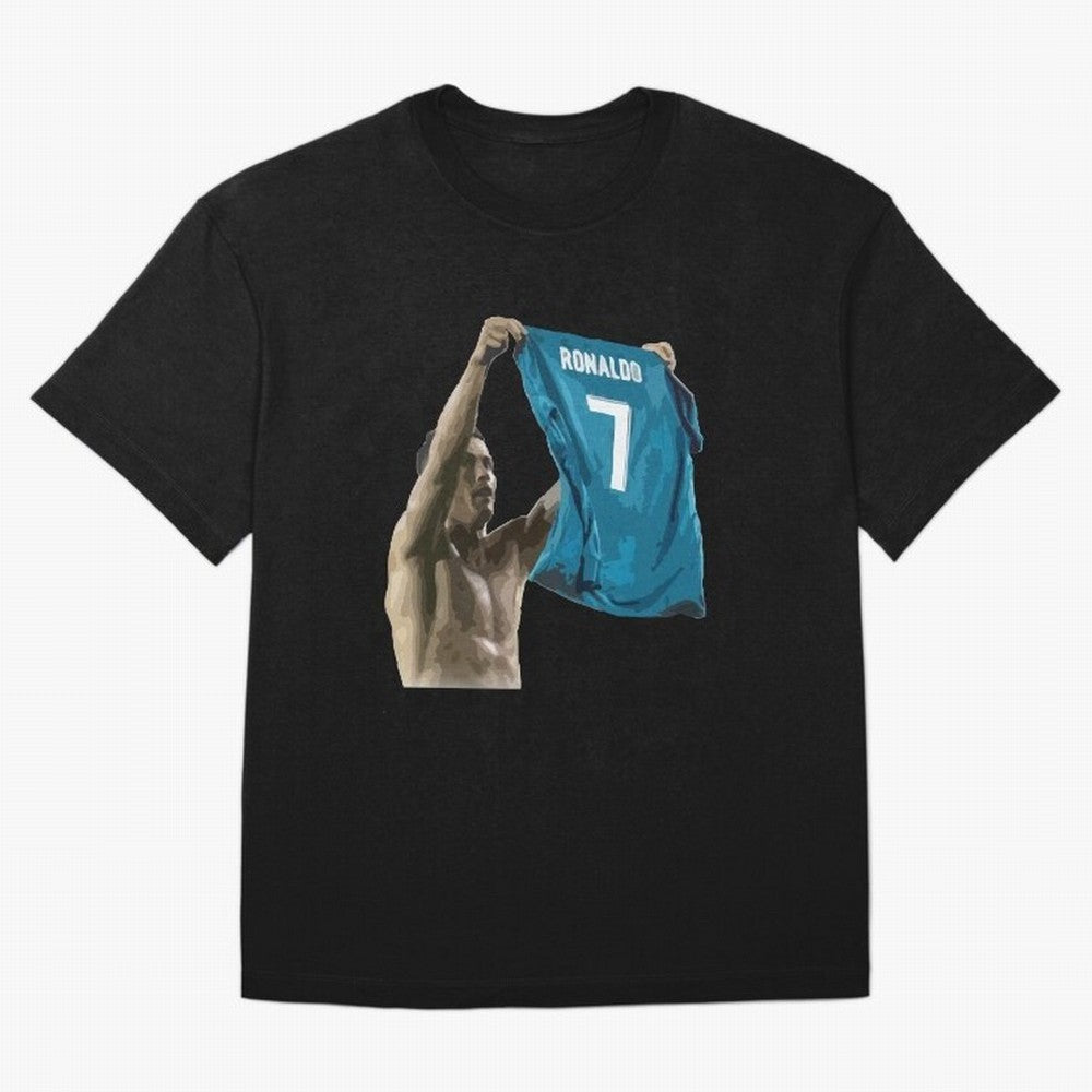 Cristiano Ronaldo celebration goal against Barcelona Oversized T-Shirt Remember FIFA World Cup 2026 USA Canada Mexico Spirit, Celebrating Netherlands, Neymar, Haaland and Cristiano Ronaldo, Vintage Soccer Flavor, Modern Football Stars, National