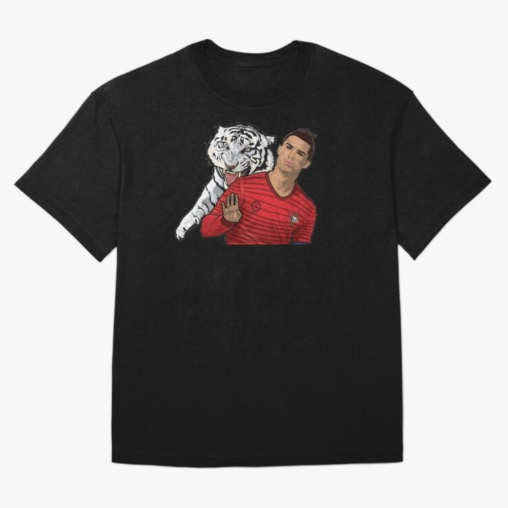 Cristiano Ronaldo Oversized T-Shirt Celebrate Global Passion for FIFA World Cup 2026 Spirit, with Netherlands, Haaland and Mbappe, Goal Celebration Energy, Supporter Heritage, Football Icons and Worldwide Tournament Joy; Made for Die Hard