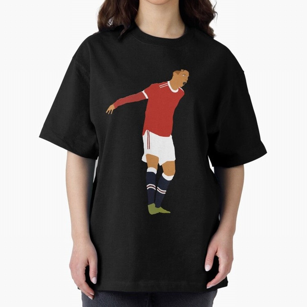 Cristiano Ronaldo Manchester United Oversized T-Shirt Support Your Favorite Stars during FIFA World Cup 2026 USA Canada Mexico Spirit, Driven by England and Germany, Messi and Cristiano Ronaldo, Retro Football Energy, Iconic Rivalries, Trophy Chase