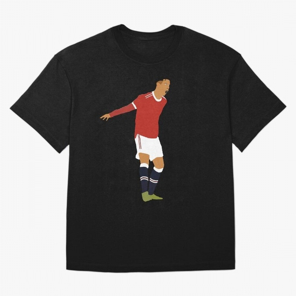 Cristiano Ronaldo Manchester United Oversized T-Shirt Support Your Favorite Stars during FIFA World Cup 2026 USA Canada Mexico Spirit, Driven by England and Germany, Messi and Cristiano Ronaldo, Retro Football Energy, Iconic Rivalries, Trophy Chase