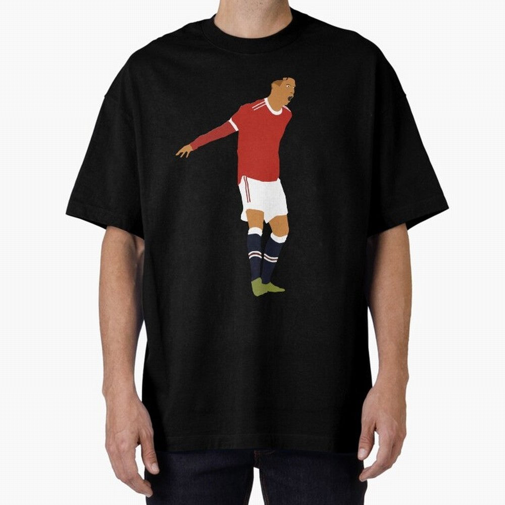 Cristiano Ronaldo Manchester United Oversized T-Shirt Support Your Favorite Stars during FIFA World Cup 2026 USA Canada Mexico Spirit, Driven by England and Germany, Messi and Cristiano Ronaldo, Retro Football Energy, Iconic Rivalries, Trophy Chase