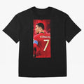 Cristiano Ronaldo Oversized T-Shirt Celebrate National Team Dreams in FIFA World Cup 2026 USA Canada Mexico Featuring Haaland and Mbappe, Argentina and Brazil Energy, Game Day Rituals, Football Legends, Country Pride and the Road to the Final;