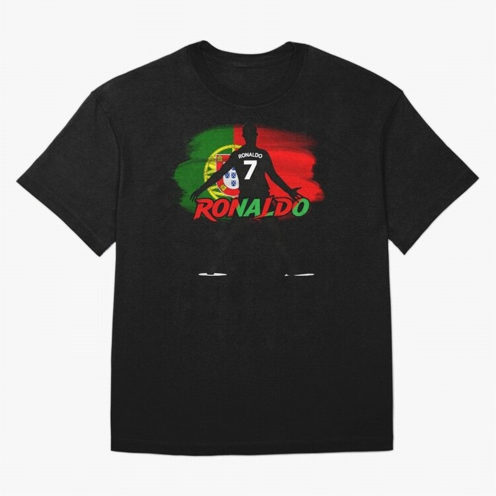 Portugal CR7 Fan World Cup Oversized T-Shirt Live the Energy of FIFA World Cup 2026 Spirit, Celebrating Spain and Netherlands, Cristiano Ronaldo, Championship Spirit, Famous Goals, Roaring Crowds and International Football Unity; Perfect for Fans,