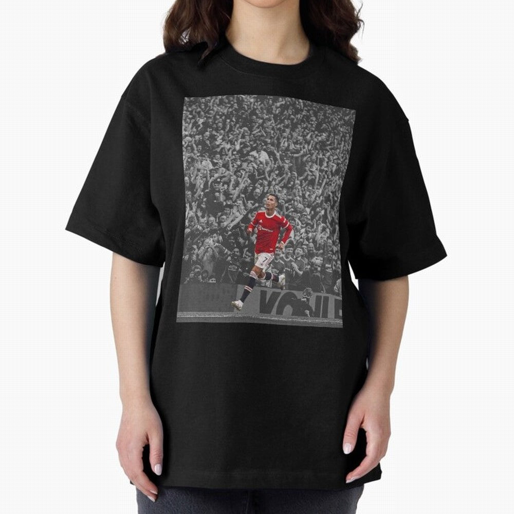 Ronaldo Cr7 Highlights Moment Manchester,Ronaldo Gifts,Ronaldo Cover,Ronaldo Prints Oversized T-Shirt Bring World Football Passion into Match Day Hype around FIFA World Cup 2026, Mbappe and Neymar, Spain, Game Day Rituals, Football Legends, Country