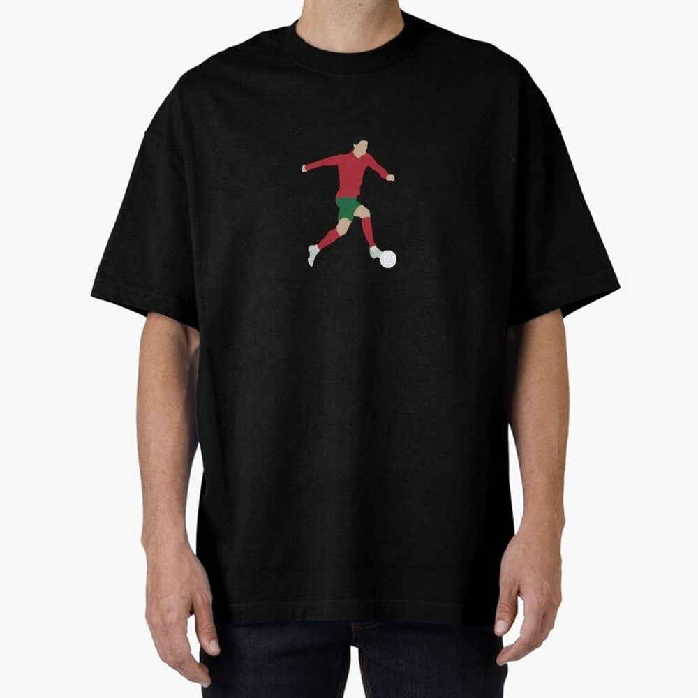 Cristiano Ronaldo Oversized T-Shirt Bring Retro Soccer Energy to the FIFA World Cup 2026 Journey through Neymar Highlights, Germany Pride, Soccer Culture, Superstar Moments, National Team Dreams and Competitive Fire; Created for Match Day Parties,