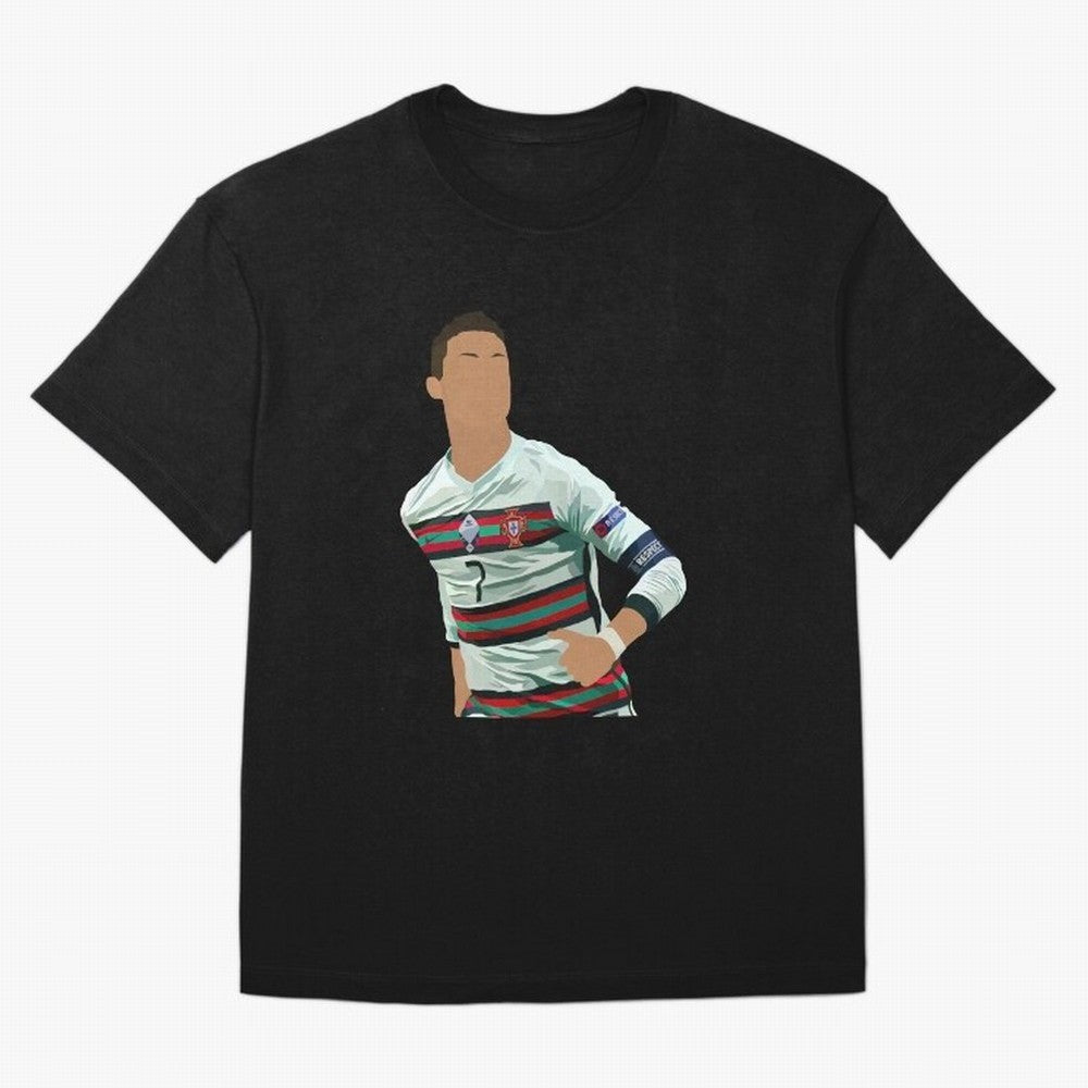 Cristiano Ronaldo Portugal Oversized T-Shirt Bring a Vintage Feel to Global Football Passion for FIFA World Cup 2026, Filled with Messi, Argentina and Brazil, Football Passion, Legendary Performances, Festival Vibes and Supporter Community; Built