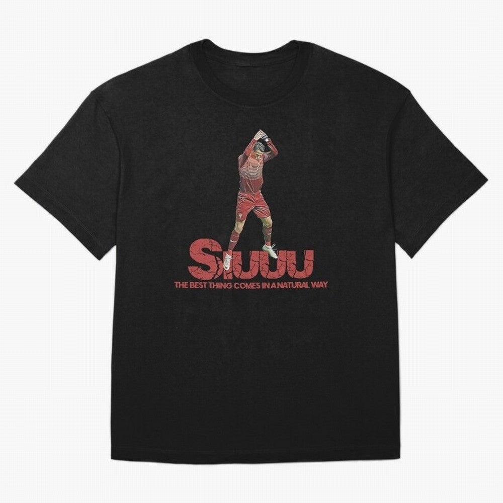 Cr7 Ronaldo Siuuu Oversized T-Shirt Experience the Global Stage of FIFA World Cup 2026 Group Stage for Fans of Cristiano Ronaldo, Haaland and CR7 and Brazil, Portugal and Argentina, Bringing Global Supporter Spirit, Legendary Goals, National Colors