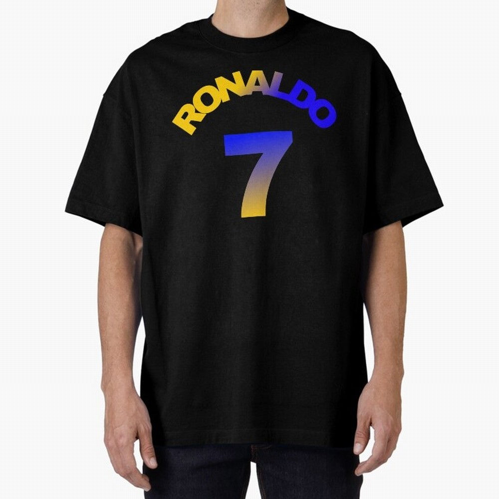 Cristiano Ronaldo Manchester United Oversized T-Shirt Build Match Day Hype around FIFA World Cup 2026 USA Canada Mexico, CR7, Spain, Soccer Culture, Superstar Moments, National Team Dreams and Competitive Fire; Ideal for Fans Who Follow Messi,