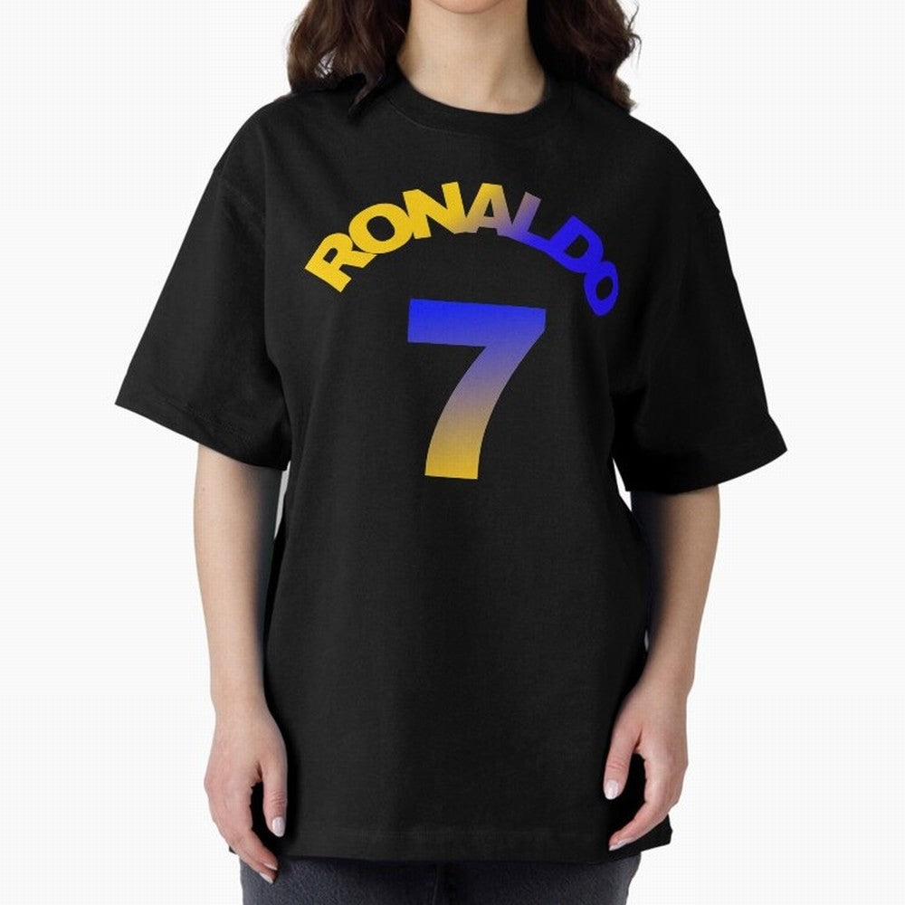 Cristiano Ronaldo Manchester United Oversized T-Shirt Build Match Day Hype around FIFA World Cup 2026 USA Canada Mexico, CR7, Spain, Soccer Culture, Superstar Moments, National Team Dreams and Competitive Fire; Ideal for Fans Who Follow Messi,