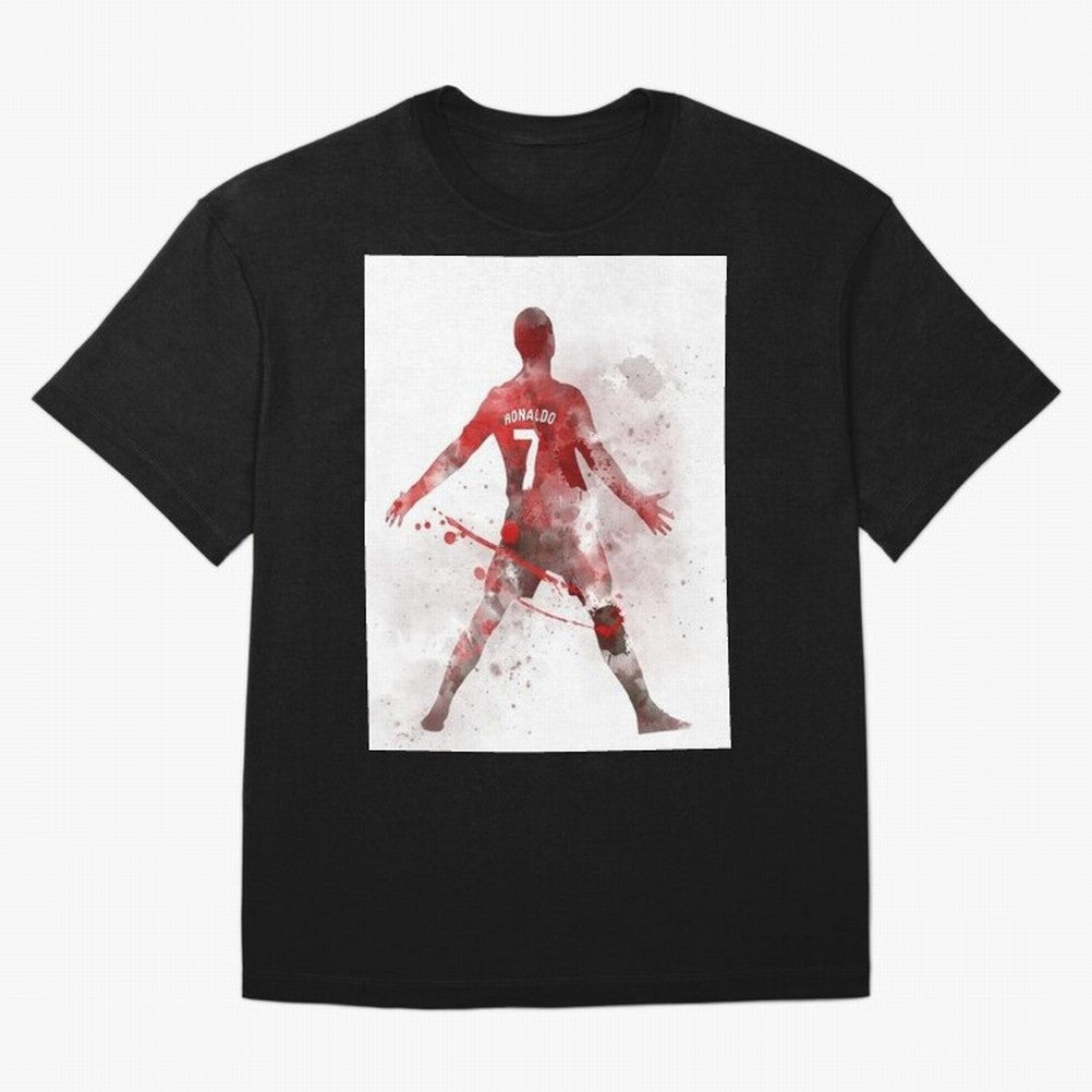 Cristiano Ronaldo Oversized T-Shirt Bring Stadium Energy to FIFA World Cup 2026 Highlighting Messi, Brazil, Portugal and Argentina Energy, Championship Spirit, Famous Goals, Roaring Crowds and International Football Unity; Ideal for Passionate Fans