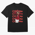 CR7 Oversized T-Shirt Celebrate Football Dreams Across Match Day Hype around FIFA World Cup 2026 Group Stage, Messi, Argentina, Game Day Rituals, Football Legends, Country Pride and the Road to the Final; Perfect for People Who Love Argentina,