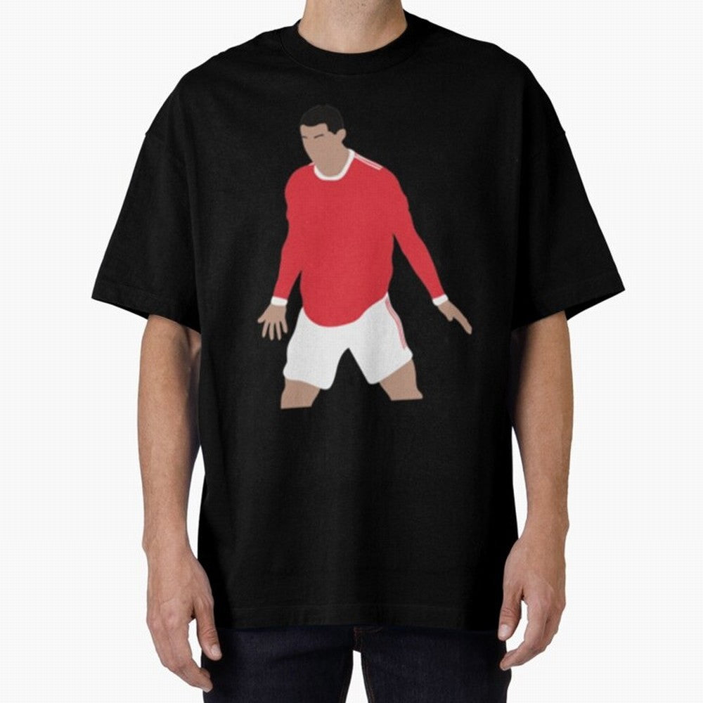 Cristiano Ronaldo Oversized T-Shirt Celebrate National Team Dreams in the FIFA World Cup 2026 Journey through Haaland and Mbappe Highlights, Argentina and Brazil Pride, Supporter Pride, Iconic Celebrations, Legendary Names and Global Match Day
