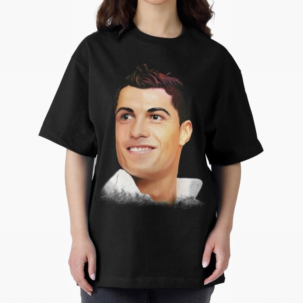 Cristiano Ronaldo CR7 | Digital Painting Oversized T-Shirt Enjoy the Biggest Football Party of FIFA World Cup 2026 Group Stage with Haaland, England and Germany Energy, Worldwide Fan Energy, Dramatic Goals, Stadium Lights and Championship
