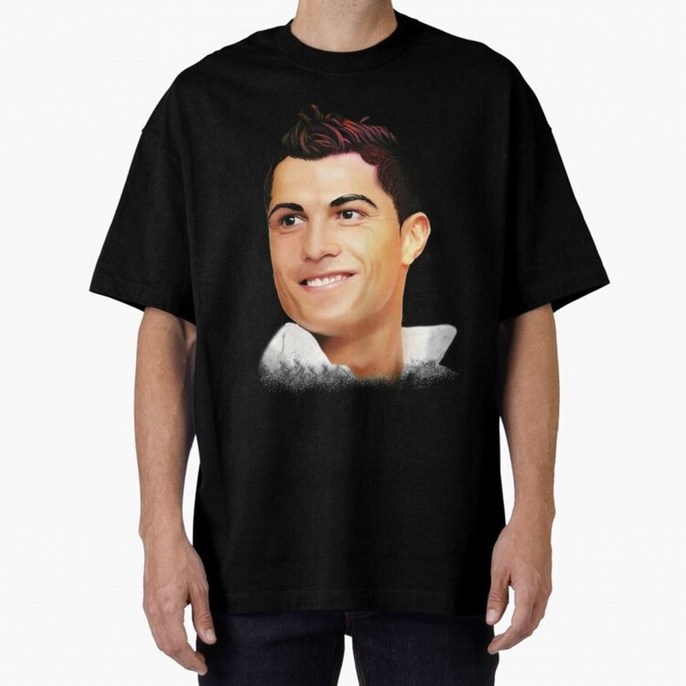 Cristiano Ronaldo CR7 | Digital Painting Oversized T-Shirt Enjoy the Biggest Football Party of FIFA World Cup 2026 Group Stage with Haaland, England and Germany Energy, Worldwide Fan Energy, Dramatic Goals, Stadium Lights and Championship